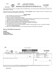 Form SC1040ES - 2020 - Fill Out, Sign Online and Download Printable PDF ...