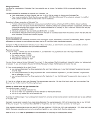 Form SC1040ES Individual Declaration of Estimated Tax - South Carolina, Page 3