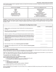 Instructions for Form SC1040 Individual Income Tax Return - South Carolina, Page 11