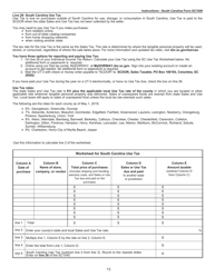 Instructions for Form SC1040 Individual Income Tax Return - South Carolina, Page 13