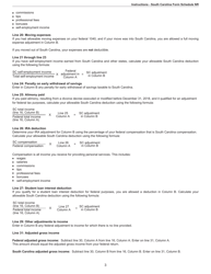 Instructions for Schedule NR Nonresident Schedule - South Carolina, Page 3