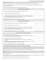 Instructions for Schedule NR Nonresident Schedule - South Carolina, Page 5