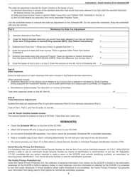 Instructions for Schedule NR Nonresident Schedule - South Carolina, Page 9