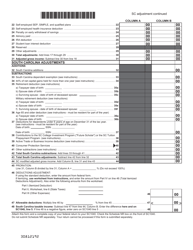 Schedule NR Nonresident Schedule - South Carolina, Page 2