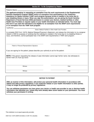 DSS Form 1247A Medical Release/Physician's Statement: Required in-Home - South Carolina, Page 2