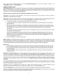 Instructions for Form SC1120, SC1120S - South Carolina, Page 3