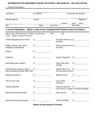 Form PT38 Assessment Freeze for the Elderly &amp; Disabled - South Dakota, Page 3