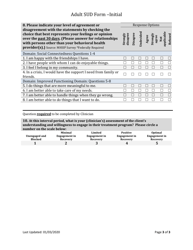 Form BH-11A Substance Use Disorder Outcome Tool - Initial - South Dakota, Page 3