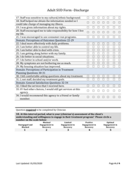 Form BH-11C Adult Substance Use Disorder Discharge Outcome Tool - South Dakota, Page 4