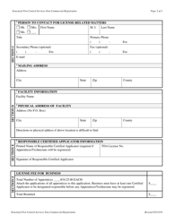 Form SPC-402 Structural Pest Control Services Noncommercial Employer Registration - Texas, Page 2