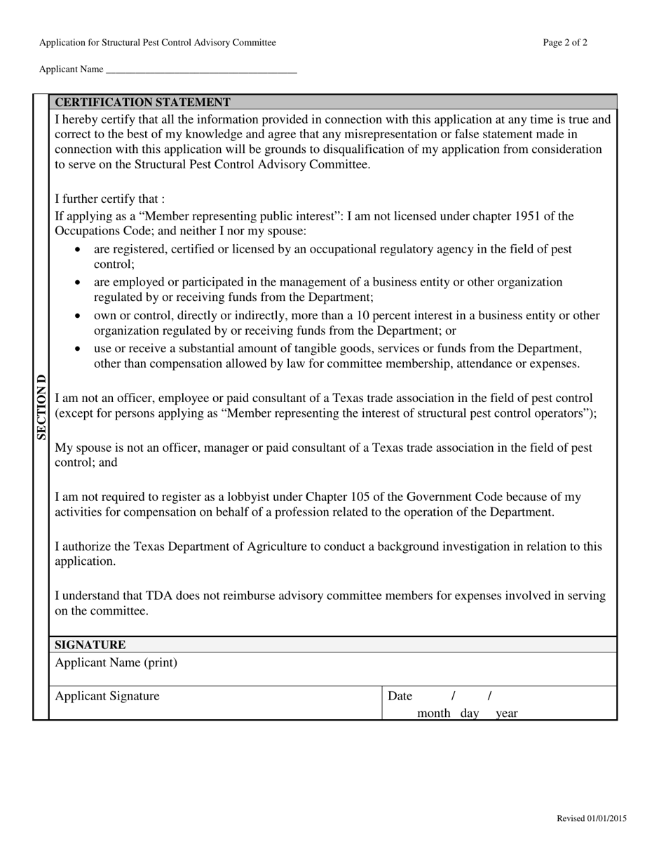 Form SPA421 Download Printable PDF or Fill Online Application for