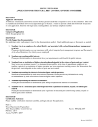 Form SPA-421 Application for Structural Pest Control Advisory Committee - Texas, Page 3