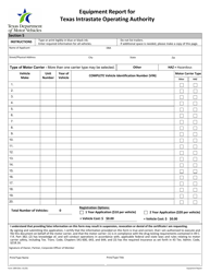 Form 1899 Application for Texas Intrastate Operating Authority - Texas, Page 5