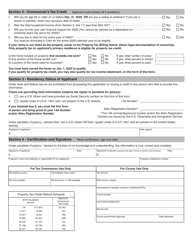 Form TC-90CY Low Income Abatement and Homeowner&#039;s Tax Credit Application - Utah, Page 2