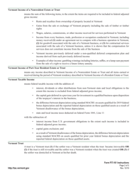 Instructions for Form FIT-161 Vermont Fiduciary Return of Income - Vermont, Page 2