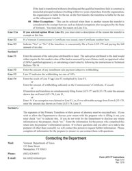 Instructions for VT Form LGT-177 Vermont Land Gains Withholding Tax Return - Vermont, Page 4