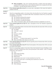 Instructions for Form LGT-178 Vermont Land Gains Tax Return - Vermont, Page 4