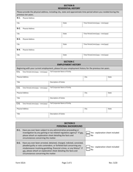 Form 501A Fantasy Contest Operator Personal Information Form - Virginia, Page 2