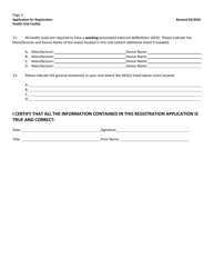 Form OCRP-32 Health Club Registration - Virginia, Page 6
