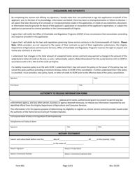 Form 801 Home Service Contract Provider Registration Application - Virginia, Page 6