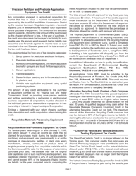 Instructions for Schedule 500CR Credit Computation Schedule for Corporation Returns - Virginia, Page 3