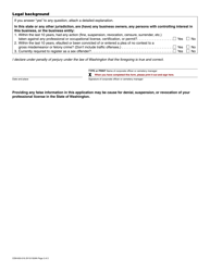 Form CEM-650-016 Cemetery Certificate of Authority Renewal Application - Washington, Page 2