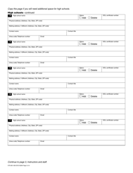 Form DTS-661-026 Ospi School District/Instructor Registration - Washington, Page 2