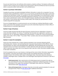 SSTGB Form F0003 Certificate of Exemption (Washington State) - Washington, Page 4