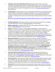 SSTGB Form F0003 Certificate of Exemption (Washington State) - Washington, Page 5