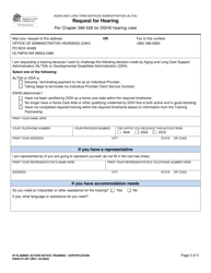 DSHS Form 07-097 Individual Provider (Ip) Planned Action Notice Training / Certification - Washington, Page 3