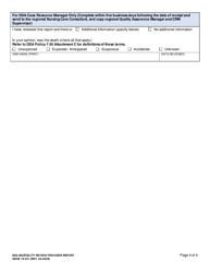 DSHS Form 10-331 Dda Mortality Review Provider Report - Washington, Page 4