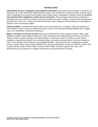 DSHS Formulario 10-353 Solicitud De Documentacion Por Trastorno Medico Y Capacidad Funcional Residual - Washington (Spanish), Page 5