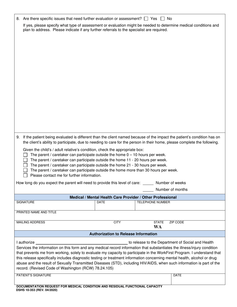 dshs-form-10-353-download-printable-pdf-or-fill-online-documentation-request-for-medical