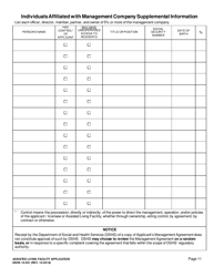 DSHS Form 10-591 Assisted Living Facility License Application - Washington, Page 12