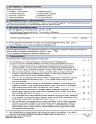 DSHS Form 10-591 Assisted Living Facility License Application - Washington, Page 4