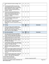 DSHS Form 10-650A Afh Private Duty Nursing Contract Monitoring Tool - Washington, Page 2