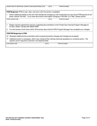 DSHS Form 10-650A Afh Private Duty Nursing Contract Monitoring Tool - Washington, Page 3