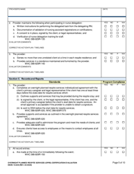DSHS Form 10-639 Overnight Planned Respite Services (Oprs) Certification Evaluation - Washington, Page 5