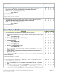 DSHS Form 10-639 Overnight Planned Respite Services (Oprs) Certification Evaluation - Washington, Page 8