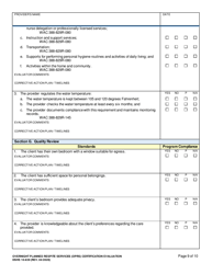 DSHS Form 10-639 Overnight Planned Respite Services (Oprs) Certification Evaluation - Washington, Page 9