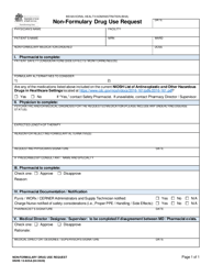 Document preview: DSHS Form 13-925A Behavioral Health Administration (Bha) Non-formulary Drug Use Request - Washington