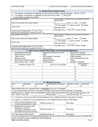 Form 14-001 Application for Cash or Food Assistance - Washington, Page 5