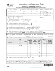DSHS Form 14-001 Application for Cash or Food Assistance - Washington (Lao), Page 3