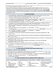 DSHS Form 14-078 Eligibility Review - Washington, Page 4