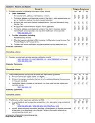 DSHS Form 15-388 Alternative Living Certification Evaluation - Washington, Page 6