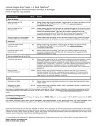 DSHS Formulario 18-700 Autorizacion De Deposito Directo - Washington (Spanish), Page 3