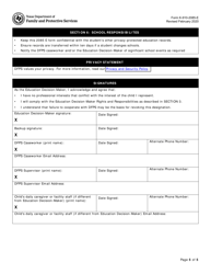 Form K-910-2085E Designation of Education Decision-Maker for Community-Based Care - Texas, Page 5