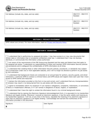 Form F-500-4048 Dfps Janitor, Security Guard, and Shred Contractors Background Check Request Form - Texas, Page 3