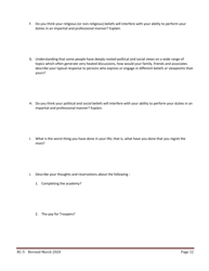 Form RC-5 Self Evaluation Questionnaire - Texas, Page 12