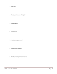 Form RC-5 Self Evaluation Questionnaire - Texas, Page 13